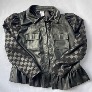 Disney Cruella Live Action Vegan Leather Jacket (XL)